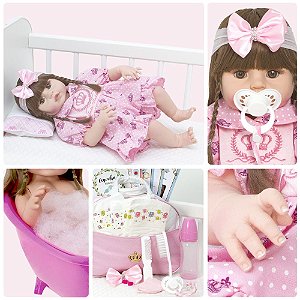 BAOERYAA bebe reborn menina - Reborn Baby realista,Bebê reborn de