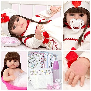 Boneca Little Baby Dolls Slepping Bag Bambola (710)