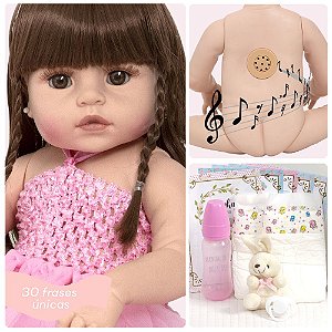 Boneca Bebe Reborn Princesa Rosa Poa Cegonha Reborn Dolls - USA Magazine