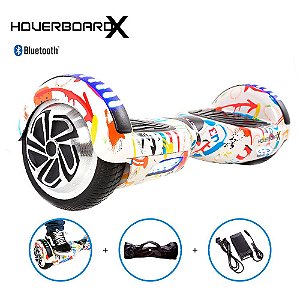 Hoverboard Elétrico 6,5 Polegadas Grafite + Bolsa Transporte