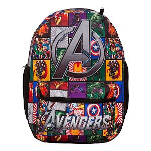 Mochila Infantil Masculina Avengers Costas Juvenil Grande
