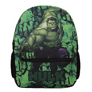 Mochila Infantil Masculina Incrível Hulk Costas Juvenil