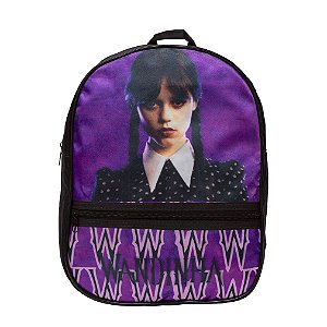 Mochila Infantil Feminina Wandinha Costas Juvenil Tam M