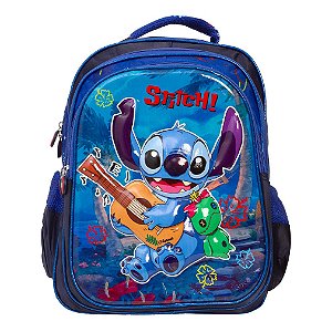Mochila Infantil Masculina Costas 3D Stitch Tam G Toys 2U