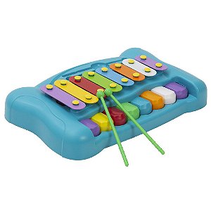 Piano Xilofone Infantil Mundo Mágico Instrumento Musical