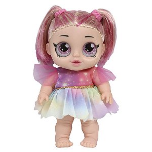 Boneca Rainbow Surprise Loira 2708 Com Acessórios Cotiplás