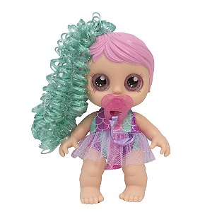 Boneca Mini Baby Rainbow Surprise Faz Xixi 2719 Cotiplás