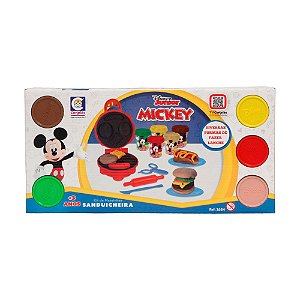 Kit Massinha De Modelar Sanduicheira Mickey 2684 Cotiplás