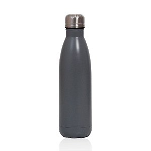 Garrafa Térmica Inox 500ml Parede Dupla Camada Cor Cinza