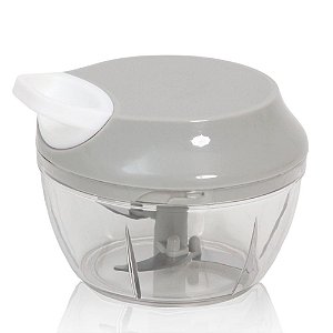 Processador De Alimentos Manual 3 Lâminas 500ml Cor Cinza