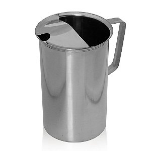 Jarra Inox 1 Litro Para Suco Água Com Aparador De Gelo