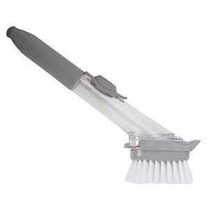 Escova De Limpeza C/ Dispenser Reservatório Sabão Detergente