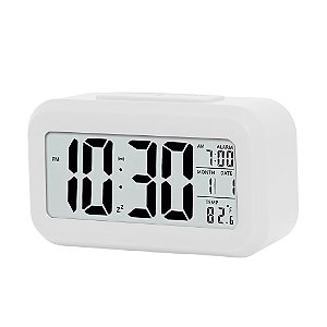 Relógio Despertador Digital Inteligente Data Temperatura