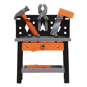Kit Ferramentas Infantil Com Bancada 18 Peças 761 Pica Pau
