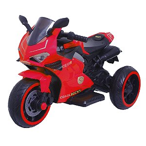 Moto Elétrica Infantil Super Moto 6v Vermelho 1267 Bang Toys