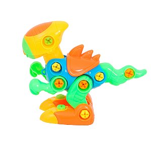 T-rex Dinossauro Monta E Desmonta Com Ferramenta Colorido