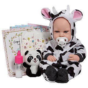 Bebê Reborn Articulado Com Pelúcia Recém Nascida Princesa