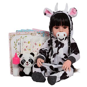 Boneca Reborn Realista Articulado 100% Vinil Siliconado Fofa