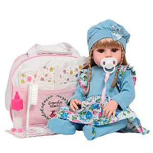 Bebê Tipo Reborn Realista  100% Vinil Siliconado Fofinha