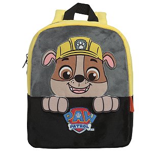 Mochila Infantil Costas Patrulha Canina Rubble Reforçada