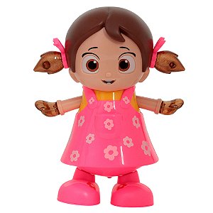 Boneca Dançarina Fofa Musical Com Luzes Led Que Brilha