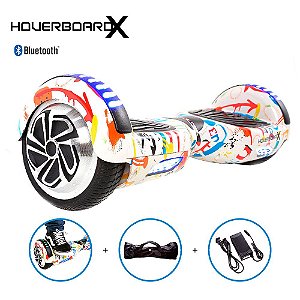 Hoverboard Skate Elétrico Flash 6,5 Polegadas com Bluetooth