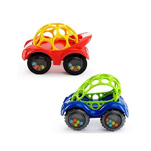 Brinquedo Educativo Carrinho de Bebê Oball Rattle & Roll 3m+