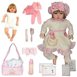 Boneca Reborn Ashley Caqui De Pano Cegonha Reborn Dolls - USA Magazine