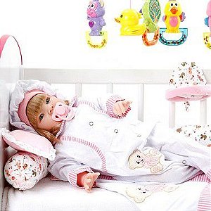 Boneca Bebe Reborn Ursa Charme Branco Cegonha Reborn Dolls - USA Magazine