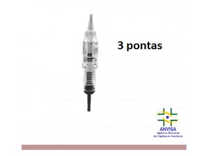 AGULHA EASY CLICK 3 PONTAS COM ANVISA