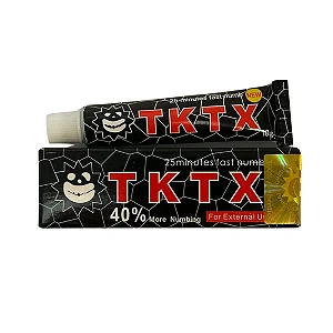 POMADA ANESTÉSICA TKTX PRETO 40%