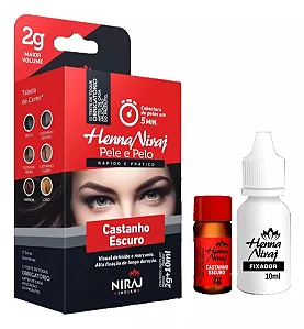 HENNA PARA SOBRANCELHAS NIRAJ 2g