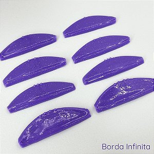 MOLDE BORDA INFINITA LILÁS GLITTER