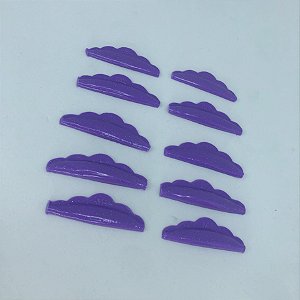 MOLDE NUVEM ROXO GLITTER