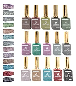 ESMALTE EM GEL REFLETIVO BELLA ROSA 15ML