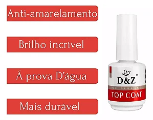 TOP COAT D&Z NO CLEANSE 15ml