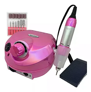 Motor Porquinho  Lixadeira  - Rosa Cromado