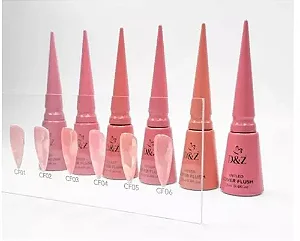 Kit Esmalte em Gel D&Z Coleção Cover Flush Com 6 unidades 12ml