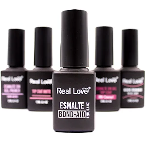BASE EM GEL ESMALTE BOND AID REAL LOVE 12ml