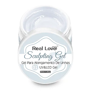GEL REAL LOVE CLEAR SCULPTING ULTRA BRILHO 30ml