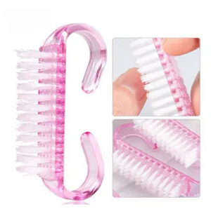 Mini Escovinha Rosa para Unhas