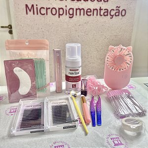 KIT INICIANTE BASIC EXTENSÃO DE CÍLIOS