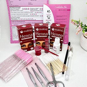 KIT INICIANTE DESIGN C/ HENNA MAKIAJ