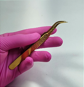 PINÇA GOLD SEMI CURVADA