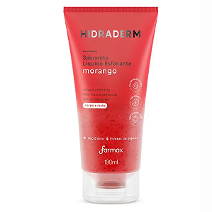 SABONETE ESFOLIANTE HIDRADERM MORANGO 180ml