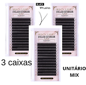 COMBO 3 CAIXAS CÍLIOS YY ARISON LASHES 0.07D