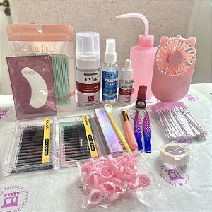 KIT INICIANTE PRO EXTENSÃO DE CÍLIOS