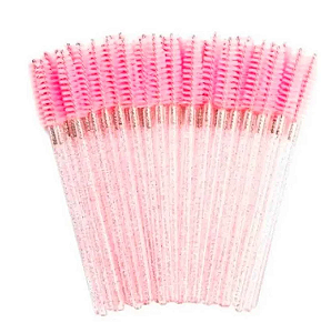 ESCOVINHA DE CÍLIOS ROSA (50 UNIDADES)
