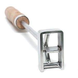 Marcador De Gado Em Inox Padrão Abcz Letra A