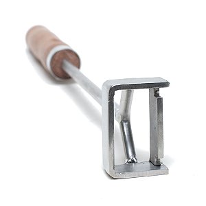 Marcador De Gado Em Inox Padrão Abcz Letra D